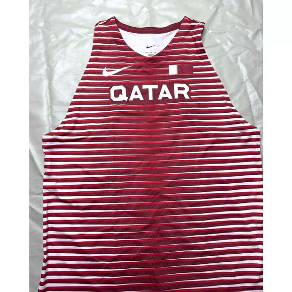 Nike Size XXL Men Pro Elite Qatar Track & Field Running Singlet CI8115-611  New - Picture 4 of 7